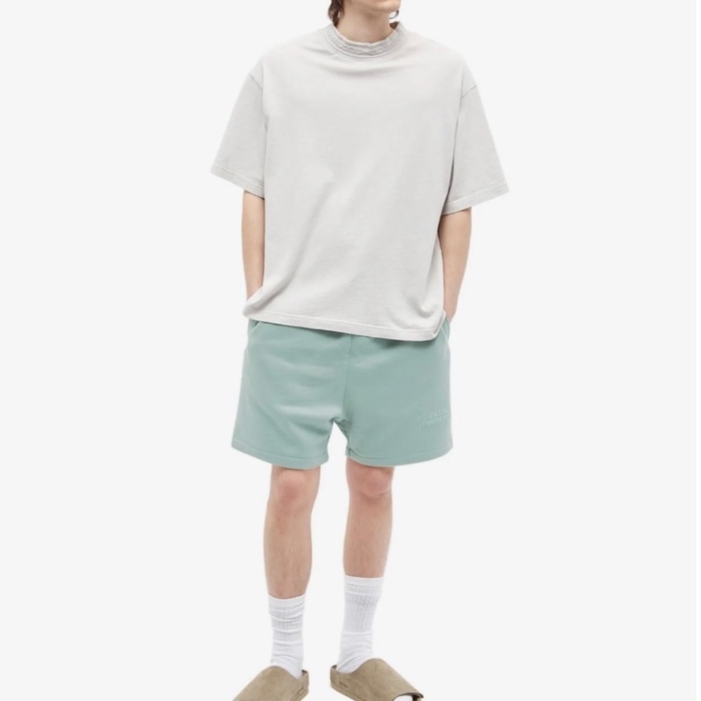 Essentials Fear of God Sweat Shorts Green Size Large FOG